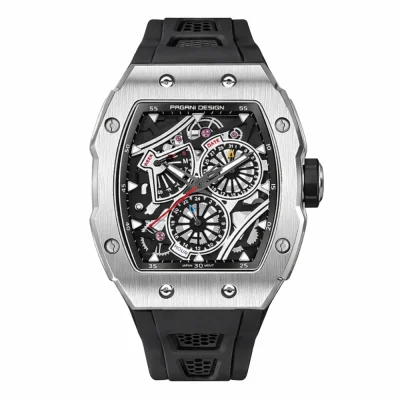 Мужские часы Pagani Design PD-YS012 Silver-Black